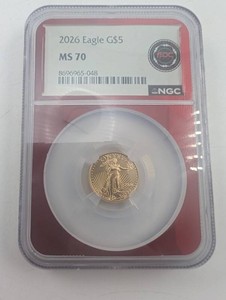 2026 American Eagle $5 Gold Coin NGC MS70