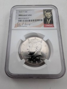 2025 P Kennedy Half Dollar NGC Brilliant UNC