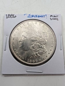 1886 Morgan Silver Dollar
