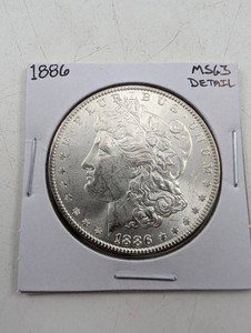 1886 Morgan Silver Dollar