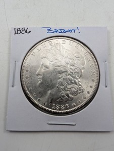 1886 Morgan Silver Dollar