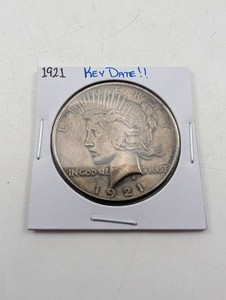 1921 Peace Silver Dollar Key Date