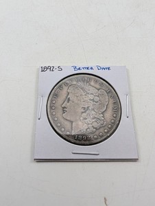 1892-S Morgan Silver Dollar Better Date