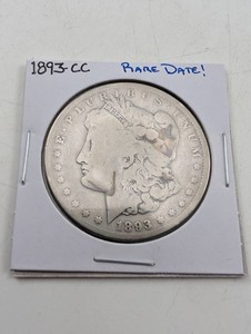 1893-CC Morgan Silver Dollar Carson City