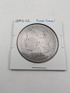 1891-CC Morgan Silver Dollar Rare Date
