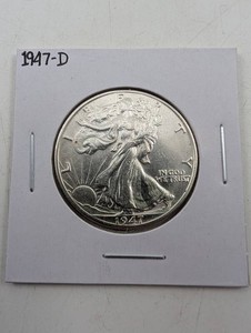 1947-D Walking Liberty Half Dollar
