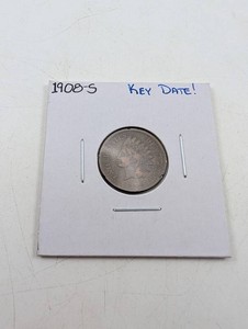 1908-S Indian Head Cent Key Date