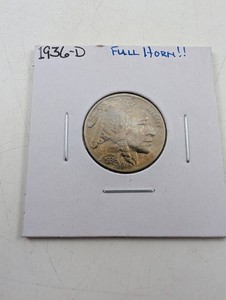 1936-D Buffalo Nickel Full Horn