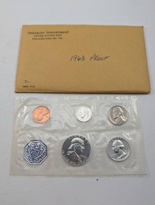 1963 Proof United States Mint Set