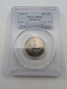 1999-D PCGS MS65 Delaware State Quarter