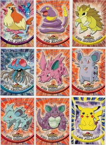 1999 Topps Pokmon TV Animation Series #28 Sandslash, #29 Nidoran, and More in Nice Condition