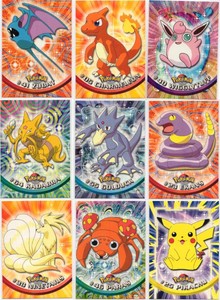1999 Topps Pokmon TV Animation Series #46 Paras, #05 Charmeleon, #25 Pikachu, and More in Nice Condition