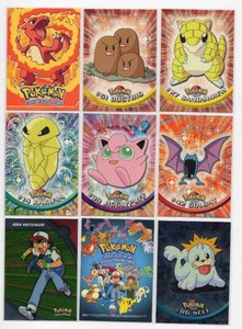 1999 Topps Pokmon TV Animation Series #42 Golbat, #27 Sandstorm, and More in Nice Condition