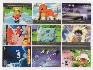 2000 Topps Pokmon TV Animation Series 2 Lot of 9 Cards in Nice Condition