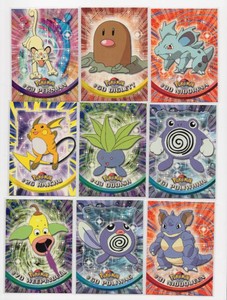 1999 Topps Pokmon TV Animation Edition #30 Nidorina, #70 Weepinbell, and More in Nice Condition