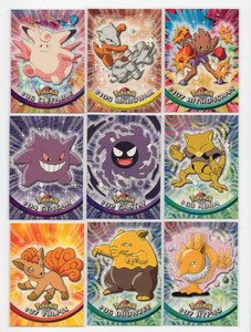 1999 Topps Pokmon TV Animation Edition #36 Clefable, #37 Vulpix, #96 Drowzee, and More in Nice Condition