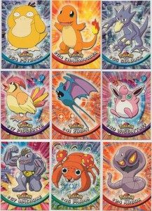 1999 Topps Pokmon TV Animation Edition #55 Golduck, #24 Arbok, #40 Wigglytuff, and More in Nice Condition