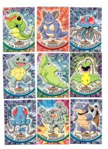 1999 Topps Pokmon TV Animation Edition #31 Nidoqueen, #68 Machamp, #07 Squirtle, and More in Nice Condition