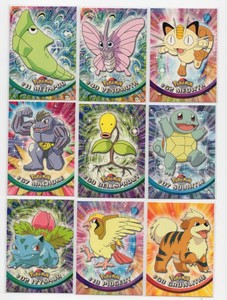 1999 Topps Pokmon TV Animation Edition #49 Venomoth, #69 Bellsprout, #58 Growlithe, and More in Nice Condition