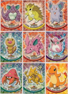1999 Topps Pokmon TV Animation Edition #04 Charmander, #40 Wigglytuff, #47 Parasect, and More in Nice Condition