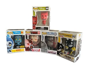 New Lot of Funko Pop Toys Including #312, 381, 406, 575, and 587