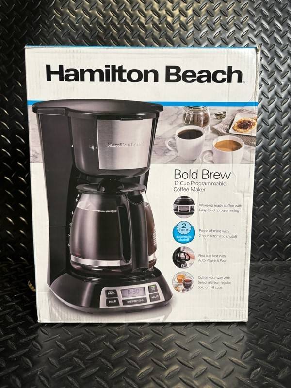 Hamilton Beach Bold Brew 12-Cup Programmable Coffee Maker - Open Box