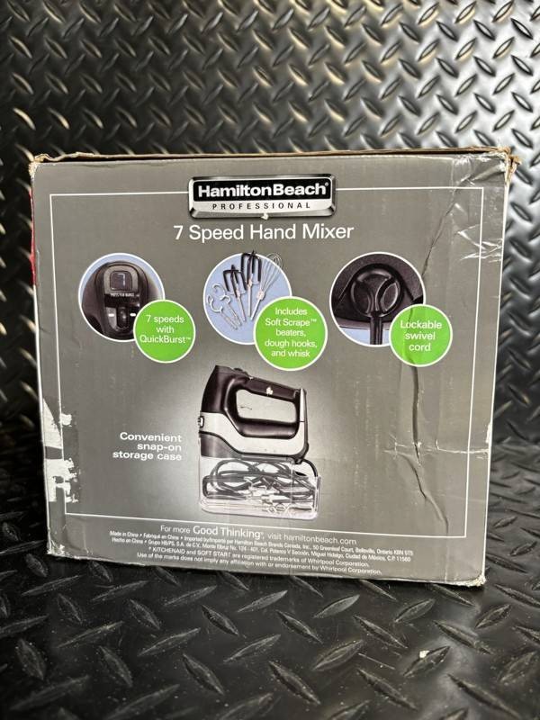 Hamilton Beach 7-Speed Hand Mixer & Flex Brew 5-in-1 Coffee Maker Open Box