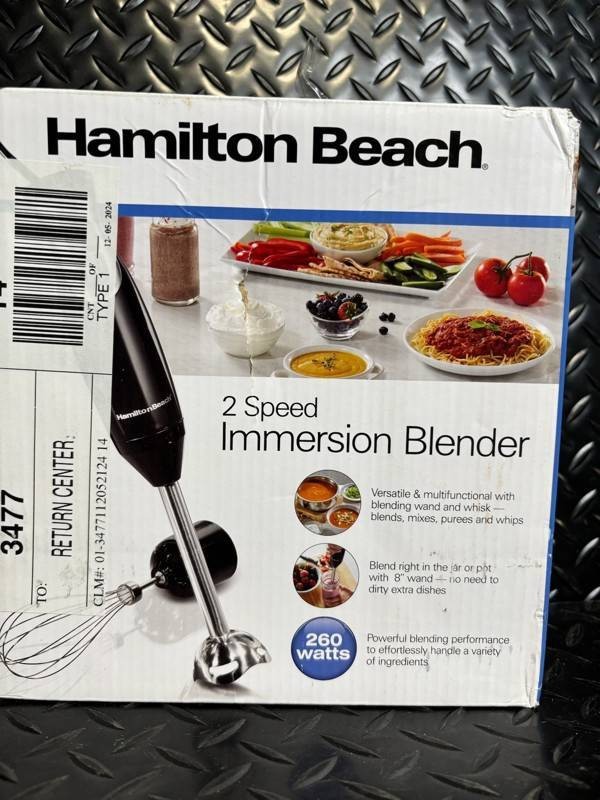 Hamilton Beach 2-Speed Immersion Blender - Open Box