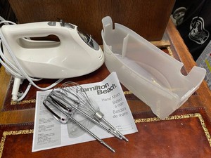 Hamilton Beach 6 Speed Hand Mixer with Snap-On Case Open Box