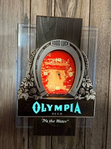 Olympia Beer Lighted Motion Waterfall Sign