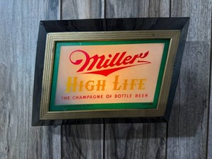 1952 Miller High Life Light Up Sign