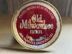 Vintage 12 Old Milwaukee Beer Mirror