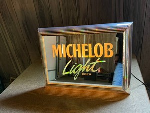 Michelob Light Beer Light Up Mirror