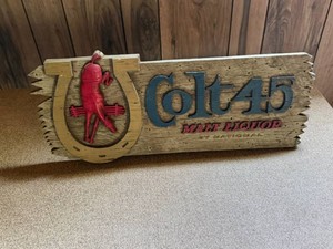 Colt 45 Malt Liquor Sign