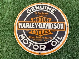Harley-Davidson Porcelain Sign