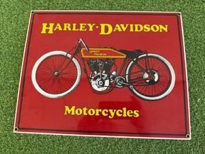 Harley-Davidson Porcelain Sign
