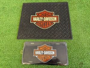 Harley-Davidson Mat & License Plate