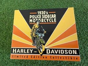 Harley-Davidson 1930s Police Sidecar Motorcycle Cast Iron Replica Toy