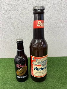 Large Budweiser Bottle Banks