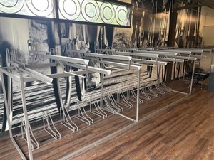 Rudy Racks Bicycle Display Rack for 28 Bikes