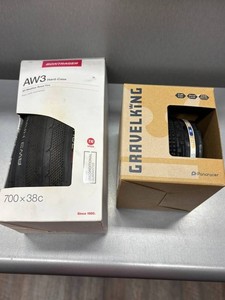 Bontrager AW3 Hard-Case & Panaracer GravelKing SK Bike Tires Mixed Lot