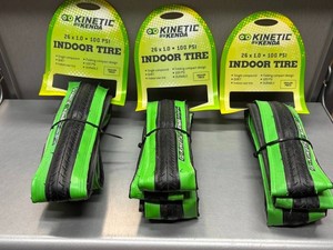 Kinetic by Kenda 26 X 1.0 Indoor Tires 100 PSI (Lot of 3)