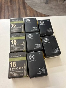 TerraVail & Sunlite 16-Inch Bike Tubes (Lot of 8)