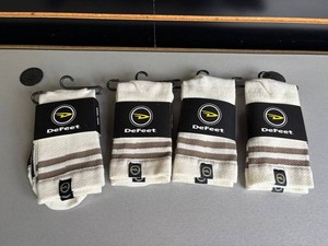 DeFeet Cyclismo Wool Blend Socks Small & Medium (Lot of 4 Pairs)
