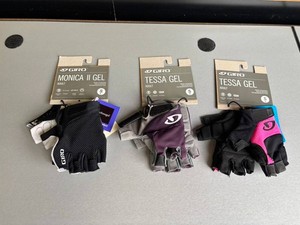 Giro Womens Cycling Gloves Mixed Lot (3 Pair)