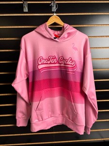 OneTen Cycles Pink Pullover Hoodie Size XS