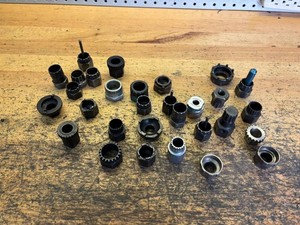 Mixed Lot of Bicycle Bottom Bracket Tools & Lockring Sockets