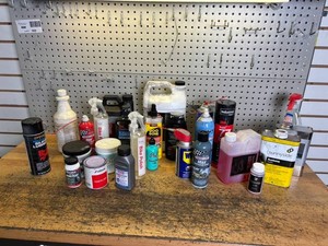 Mixed Bike Repair Chemicals & Lubricants