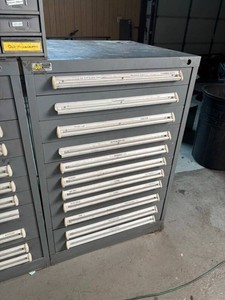 Stanley Vidmar Parts Storage Cabinet