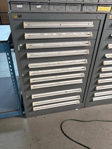 Stanley Vidmar Parts Cabinet With Hardware